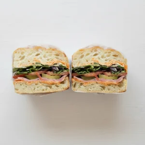 salami focaccia sandwich in nottingham for collection and delivery
