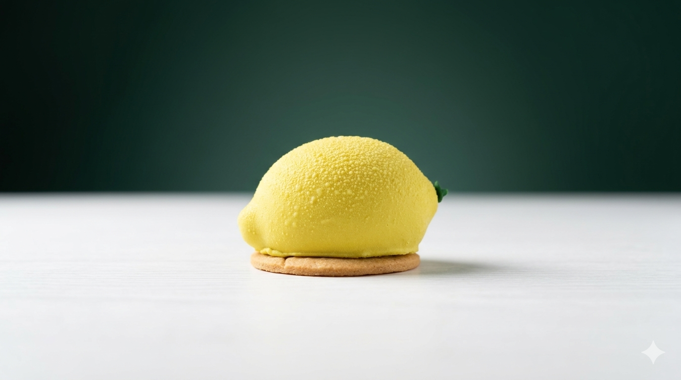 Lemon Shape Dessert